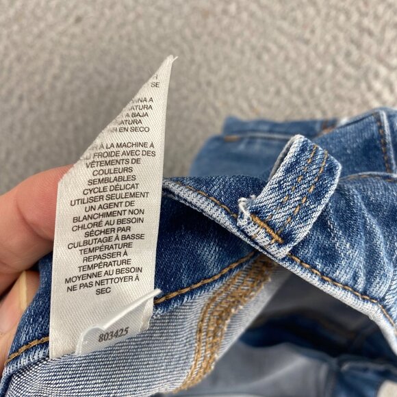 Chicos Jeans Womens 1.5 US 10 Blue Platinum Boyfriend Ankle Light Wash Stretch - Picture 7 of 13